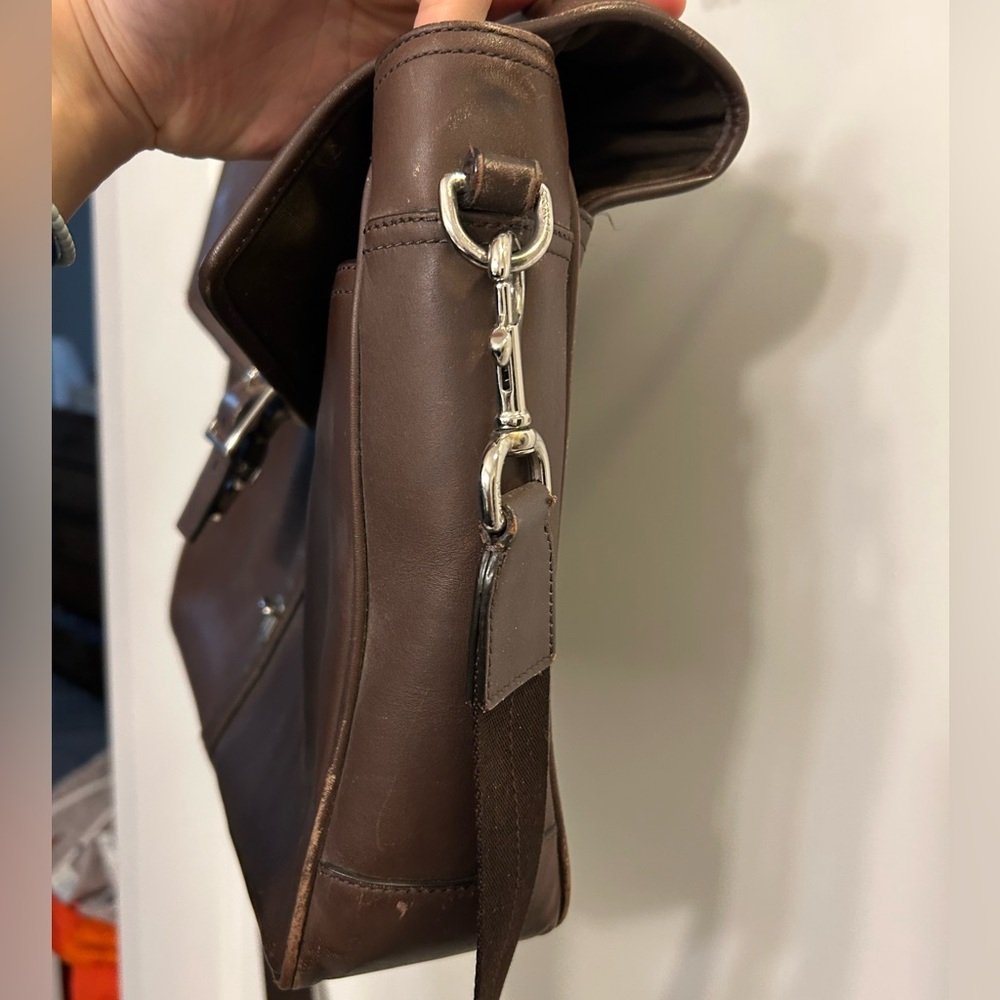 Vintage Coach Lexington Briefcase in Glovetanned Leather - Picture 4 of 14